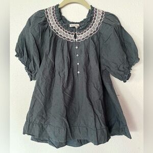 Baybala smocked top, size M